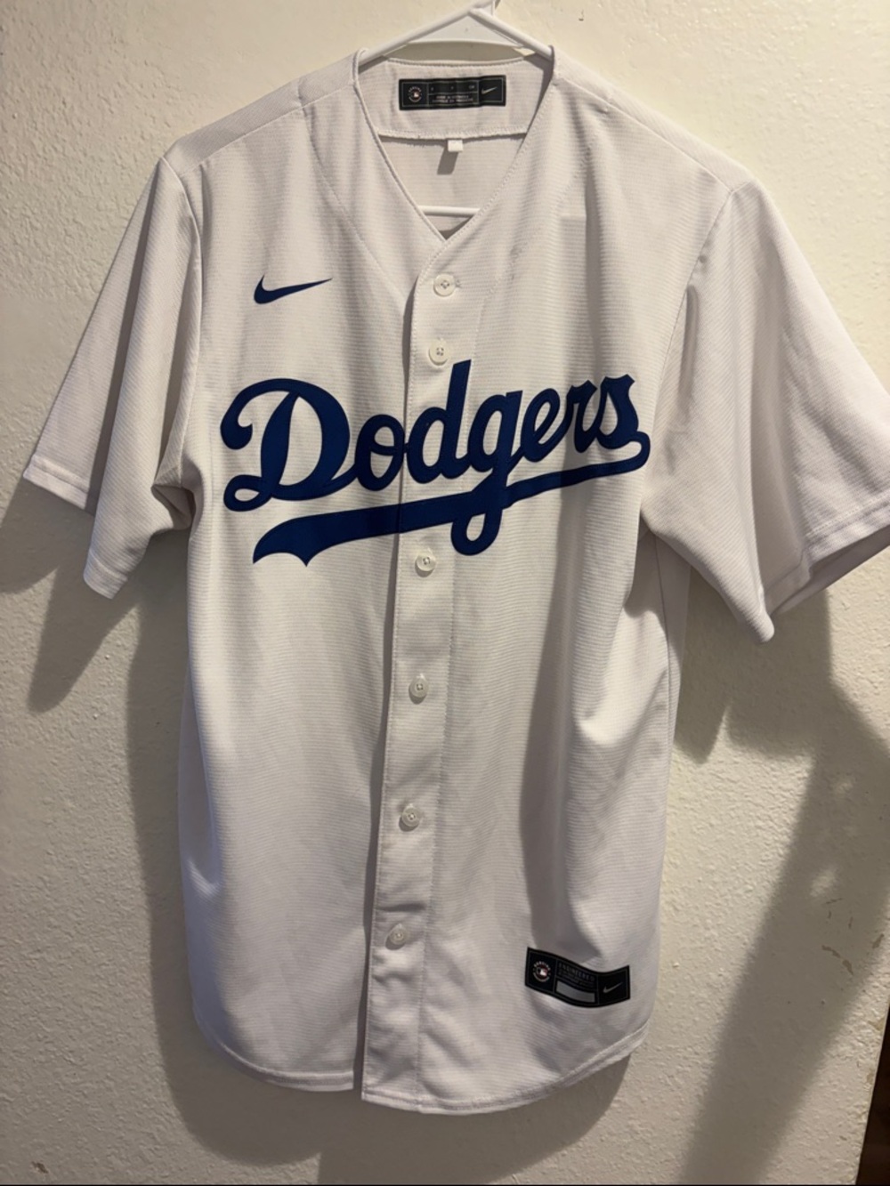 Nike White- Men’s Dodgers Baseball Jersey